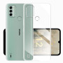 Прозрачный силиконовый чехол накладка Oucase для Nokia C31, Transparent