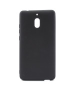 Матовый чехол накладка Silicone Matted для Nokia 2.1, Black