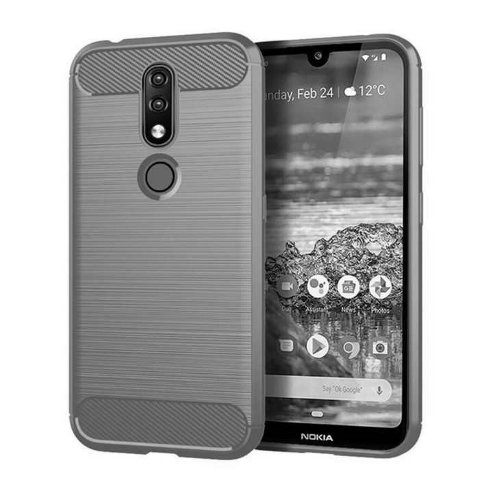 Чехол-накладка Polished Carbon для Nokia 4.2