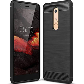 Чохол накладка Polished Carbon для Nokia 5.1