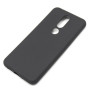 Матовый чехол накладка Silicone Matted для Nokia 7.1, Black