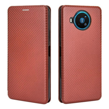 Чохол-книжка Carbon Fiber Texture для Nokia X10 / X20
