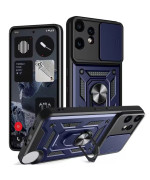 Чехол накладка Ricco Camera Sliding для Nothing CMF Phone 2 Pro с металлическим кольцом и защитой камеры