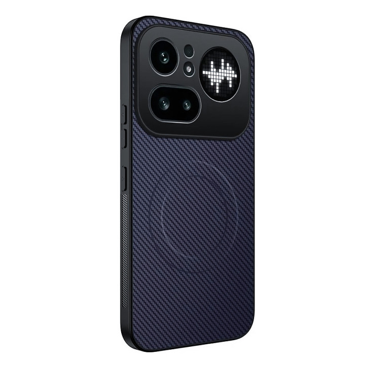 Чехол Carbon Shield with Ring для Nothing Phone (4a) Pro с поддержкой беспроводной зарядки