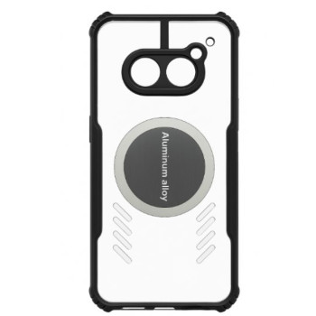 Чохол - накладка Acryl Cooling Armor для Nothing Phone (2a) Plus з металевою пластиною, Black