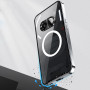 Чехол накладка Metal Glass Ring для Nothing Phone (2a) Plus с металлическим кольцом и дополнительной защитой на камеру