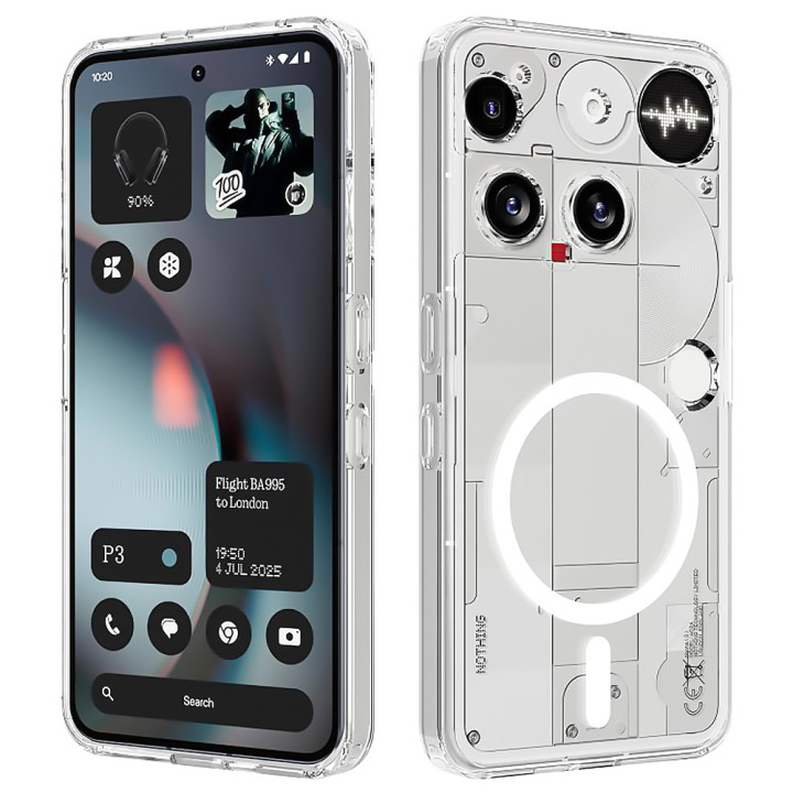 Чехол Clear Case Magnetic Ring для Nothing Phone (3)