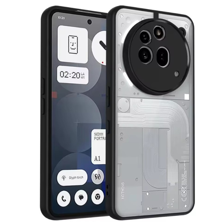 Протиударний чохол - накладка Acryl Armor Shell для Nothing Phone (3a) Pro, Black
