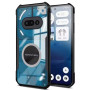 Чохол - накладка Acryl Cooling Armor для Nothing Phone (3a) з металевою пластиною, Black