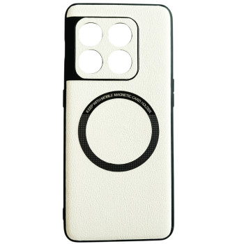 Кожаный чехол - накладка Leather Hybrid Case для OnePlus 10 Pro с металлической вставкой