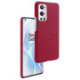 Чехол накладка Textile leather саse для OnePlus 9 Pro красный