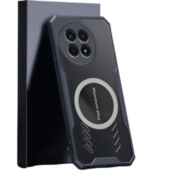 Чохол - накладка Acryl Cooling Armor для OnePlus Ace 5 / Ace 5 Pro / 13R з металевою пластиною, Black