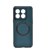 Шкіряний чохол - накладка Leather Hybrid Case для OnePlus 10T / Ace Pro з металевою вставкою