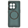 Кожаный чехол - накладка Leather Hybrid Case для OnePlus Ace 2 / 11R зеленый