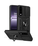 Чехол Ricco Camera Sliding для Oneplus Ace 5 Ultra / Nord 5 с защитной шторкой на камеру и металлическим кольцом