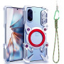 Чохол Metal Cyber Bamper для OnePlus Nord CE5 з кільцем та шнурком - тримачем