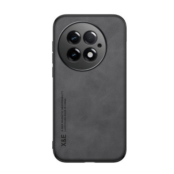 Шкіряний чохол - накладка X&E для OnePlus 13 з металевою вставкою