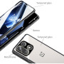 Магнітний чохол Metal Glass 360 для Oneplus 15 із захистом екрану та камери срібний