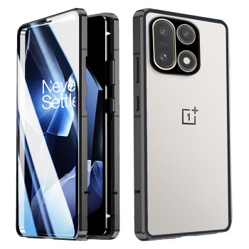 Магнітний чохол Metal Glass 360 для Oneplus 15 із захистом екрану та камери