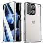 Магнітний чохол Metal Glass 360 для Oneplus 15 із захистом екрану та камери срібний