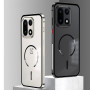 Чехол Metal Glass Air для Oneplus 15 с металлическим кольцом и рамкой