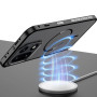 Чехол Metal Glass Air для Oneplus 15 с металлическим кольцом и рамкой