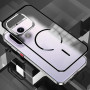 Чехол Metal Glass Air для Oneplus 15 с металлическим кольцом и рамкой