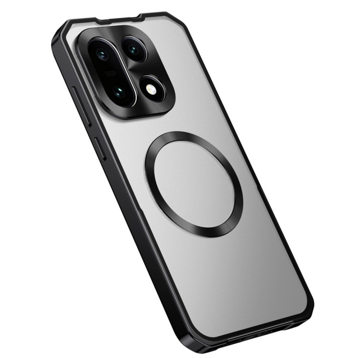 Чохол Metal Glass Ring для Oneplus 15 з металевим кільцем та додатковим захистом на камеру