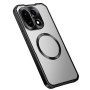 Чохол Metal Glass Ring для Oneplus 15 з металевим кільцем та додатковим захистом на камеру чорний