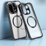 Чохол Metal Glass Ring для Oneplus 15 з металевим кільцем та додатковим захистом на камеру чорний
