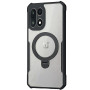 Противоударный чехол XUNDD Texture with Ring для Oneplus 15 магнитным кольцом – подставкой, Black