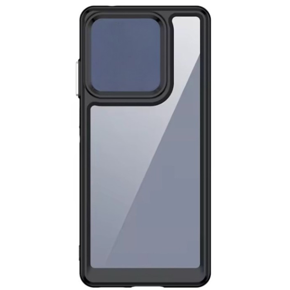 Чехол - накладка TPU Color Frame для Oppo A40m / Oppo A3 4G / Oppo A3x черный
