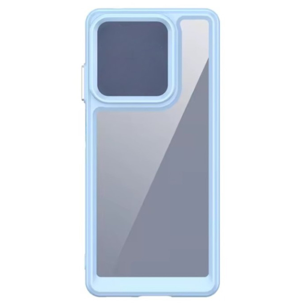 Чохол - накладка TPU Color Frame для Oppo A40m / Oppo A3 4G / Oppo A3x блакитний