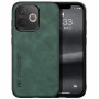 Кожаный чехол - накладка X&E для Oppo A5 Pro с металлической вставкой