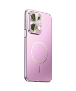 Чохол Matte Acrylic Mag для Oppo A6 Pro 4G / 5G із захисною рамкою на камеру