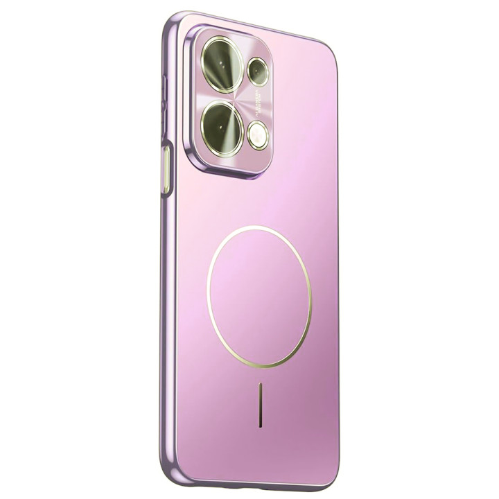 Чохол Matte Acrylic Mag для Oppo A6 Pro 4G / 5G із захисною рамкою на камеру