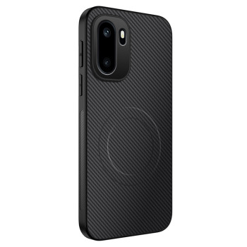 Чехол Carbon Shield with Ring для Oneplus Ace 6 / 15R / 6T с поддержкой беспроводной зарядки