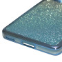 Силиконовый чехол Glitter Case для Oppo Reno11 с металлическим кольцом - зеркалом розовый