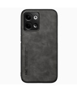 Кожаный чехол - накладка X&E для Oppo Reno13 с металлической вставкой