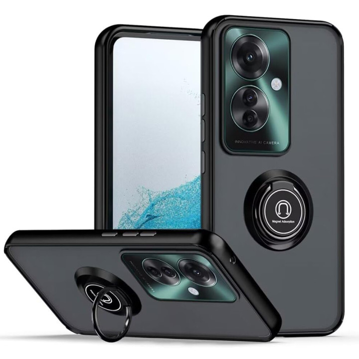Чохол - накладка TPU Color Matte Ring для Oppo Reno11 F