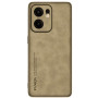 Шкіряний чохол Fanoya для Oppo Reno13 F 4G / 5G​ коричневий