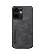 Шкіряний чохол - накладка X&E для Oppo Reno13F 4G / 5G​​ з металевою вставкою