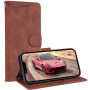 Кожаный чехол - книжка Leather Case для Realme C75