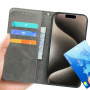 Кожаный чехол - книжка Leather Case для Realme C75