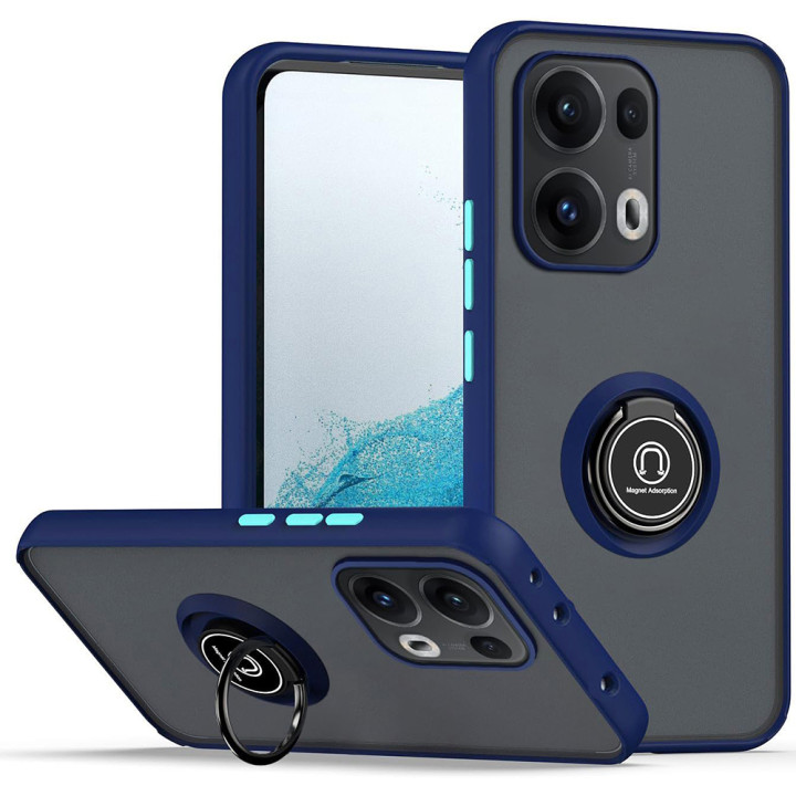 Чохол - накладка TPU Color Matte Ring для Oppo Reno13 Pro
