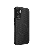 Чохол Carbon Shield with Ring для Realme C100i 4G з підтримкою бездротової зарядки