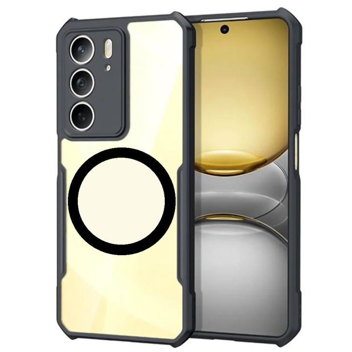 Протиударний чохол - накладка Acryl Armor Ring для Realme C75​, Black