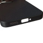 Чехол Carbon Shield with Ring для Realme C85 Pro с поддержкой беспроводной зарядки