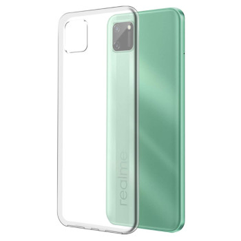 Прозрачный силиконовый чехол Slim Premium для Realme C11 2021 / C20 / C20A / C21, Transparent