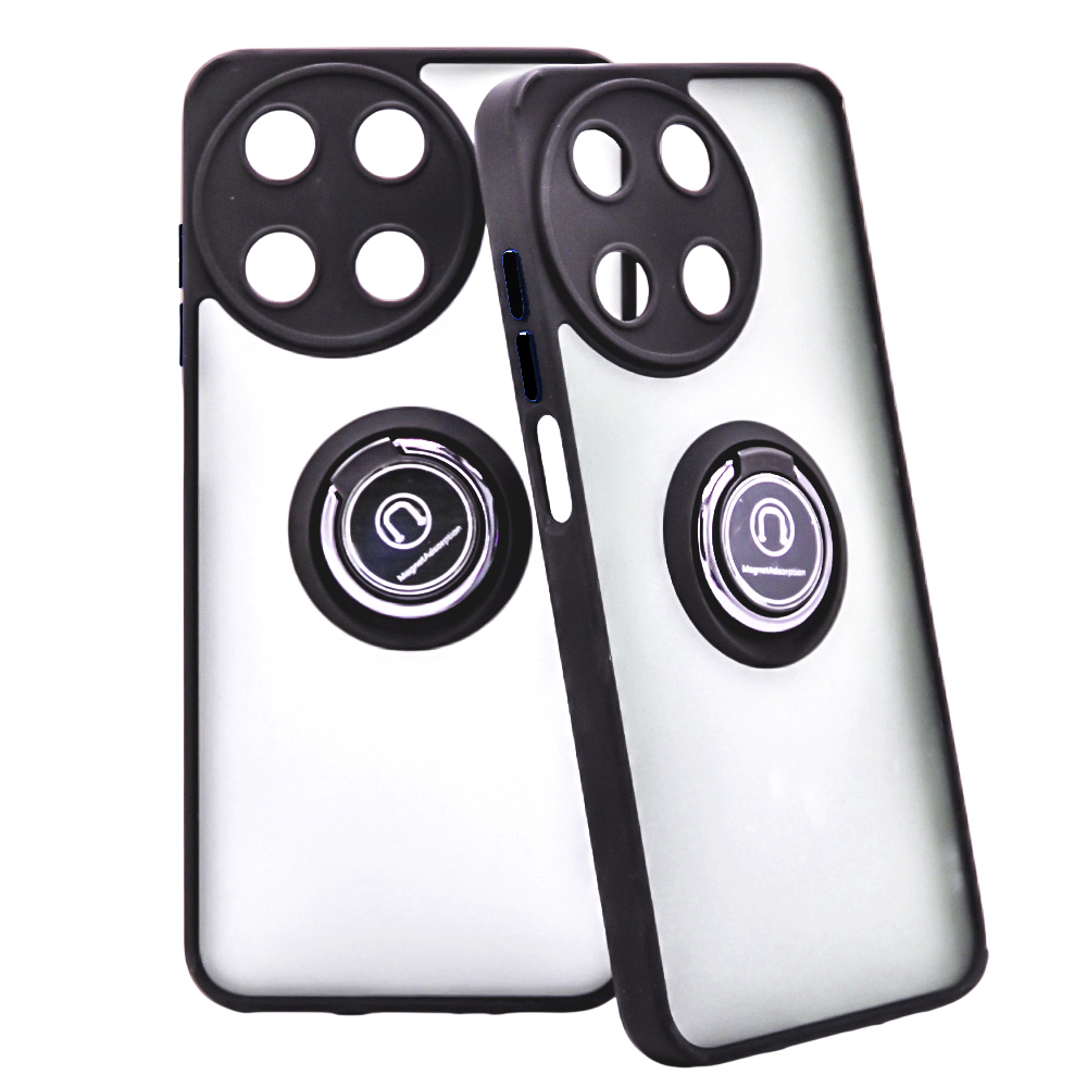 Чохол - накладка TPU Color Matte Ring для Realme 11 4G чорний